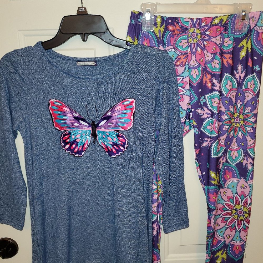 Girls Top and Bottom set Size 14